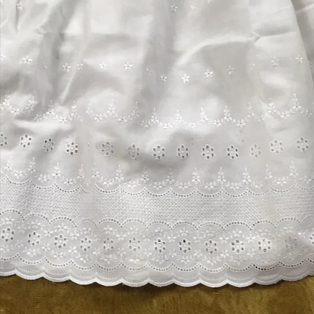 VINTAGE MADE WITH LOVE BY NANA WHITE GIRL DRESS SIZE 6/8 Approximate No Tag